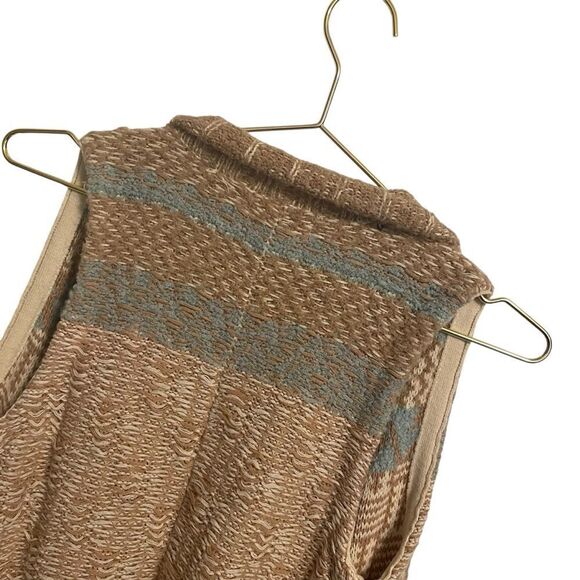 Anthropologie Sleeping on Snow Oullins Jacquard Sweater Vest Cardigan XS/S - Picture 6 of 8